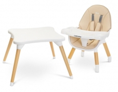 Дитячий стільчик для годування Caretero Tuva Beige